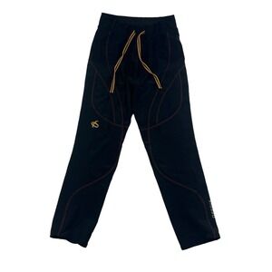 Opedix Black Compression Nylon Spandex 122254 Made in USA Pants Mens Size Small